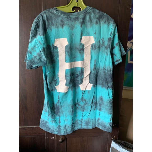 HUF SKATE TIE DYE T-SHIRT - Picture 2 of 3